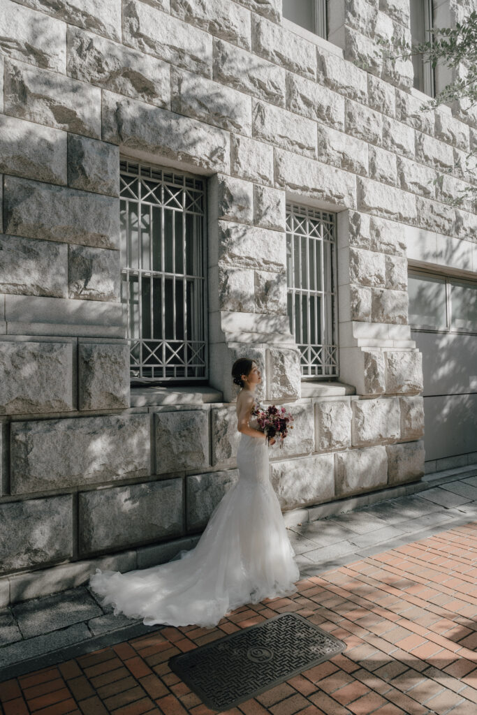 横浜（みなとみらい/山下公園/赤レンガ倉庫）の前撮り事例