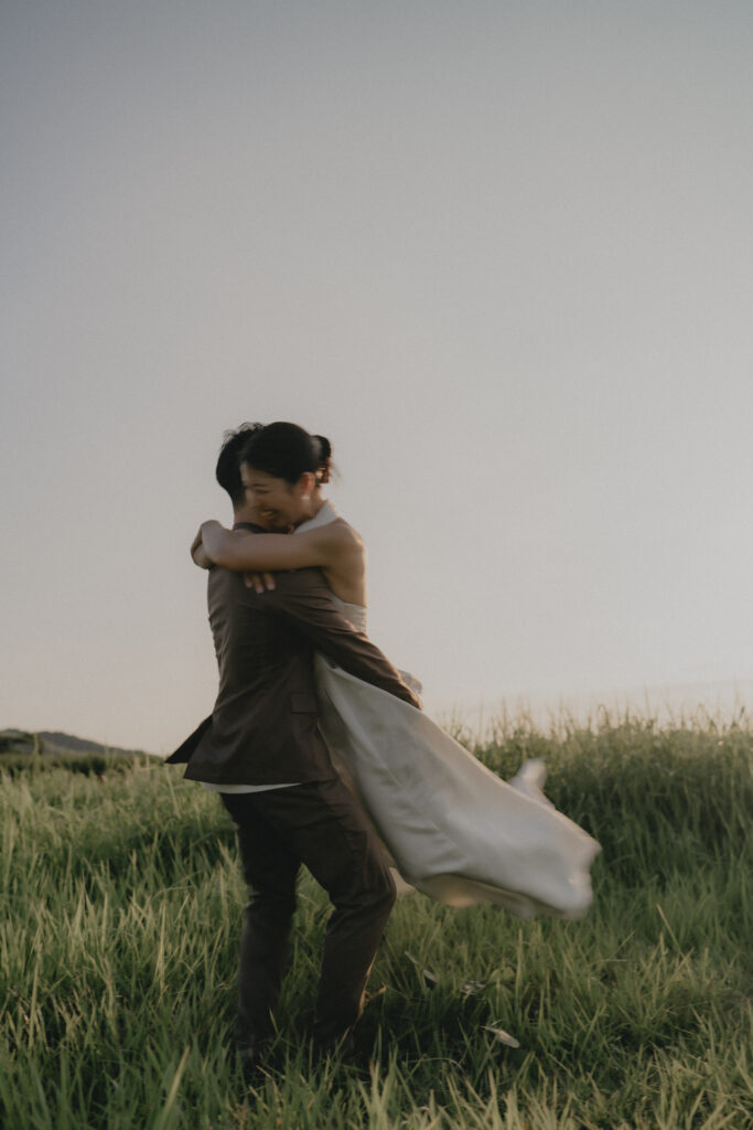 立岩の前撮り事例