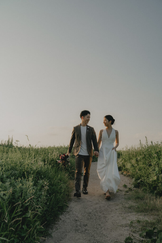 立岩の前撮り事例