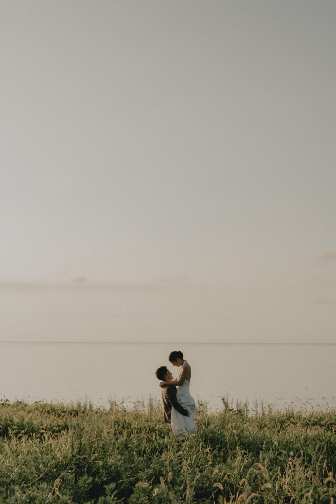 立岩の前撮り事例