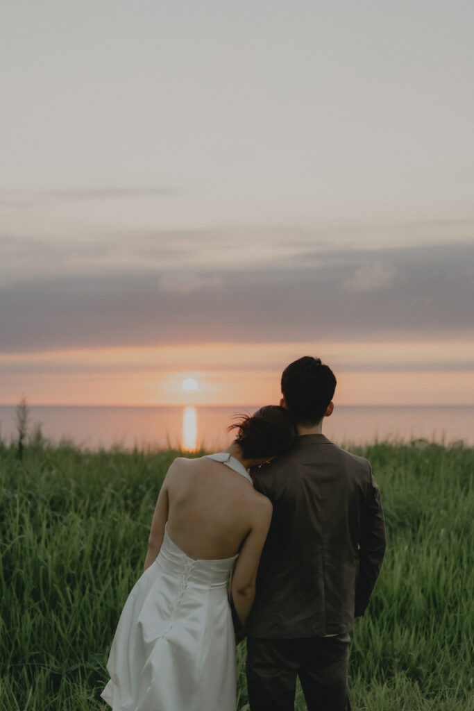 立岩の前撮り事例