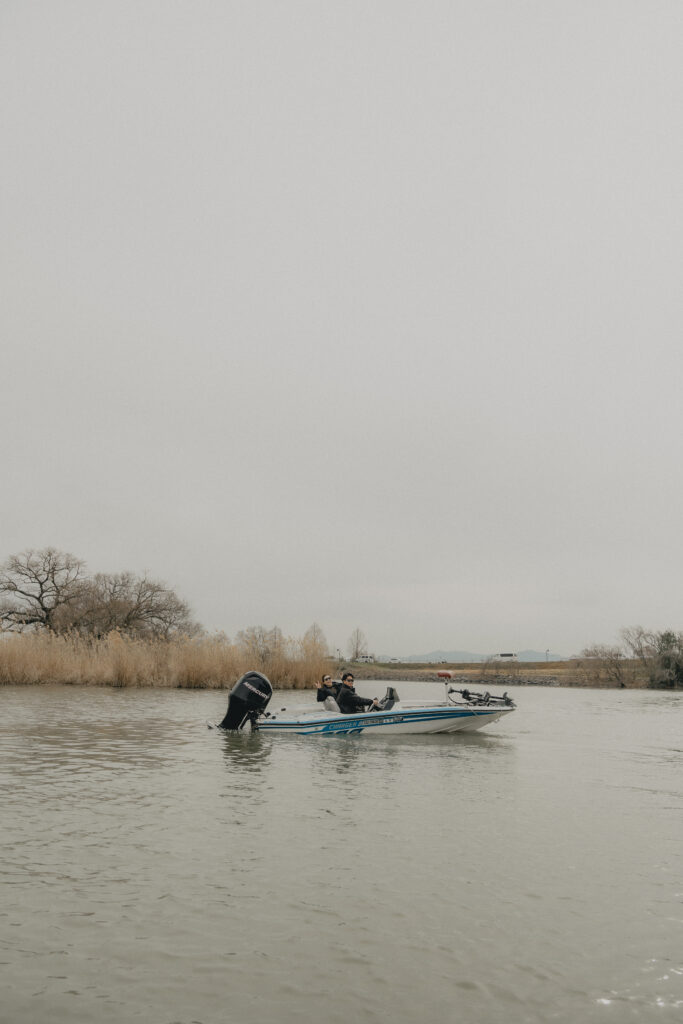 琵琶湖（湖岸緑地公園）の前撮り事例