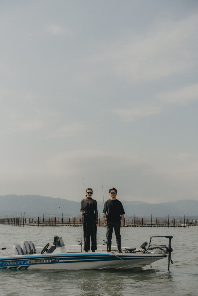 琵琶湖（湖岸緑地公園）の前撮り事例