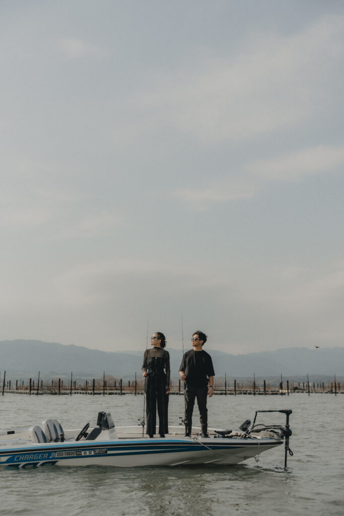 琵琶湖（湖岸緑地公園）の前撮り事例