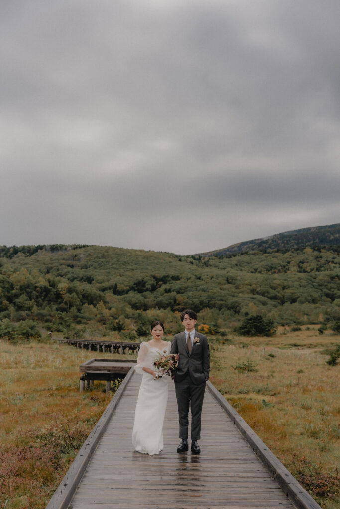 吾妻山の前撮り事例