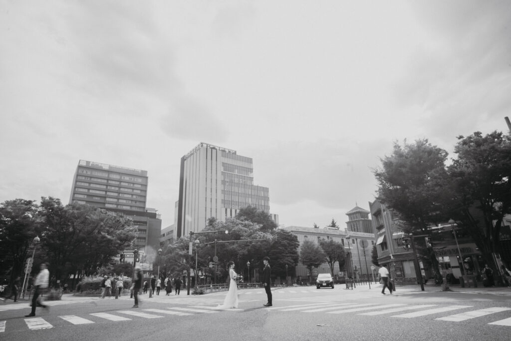 横浜（みなとみらい/山下公園/赤レンガ倉庫）の前撮り事例