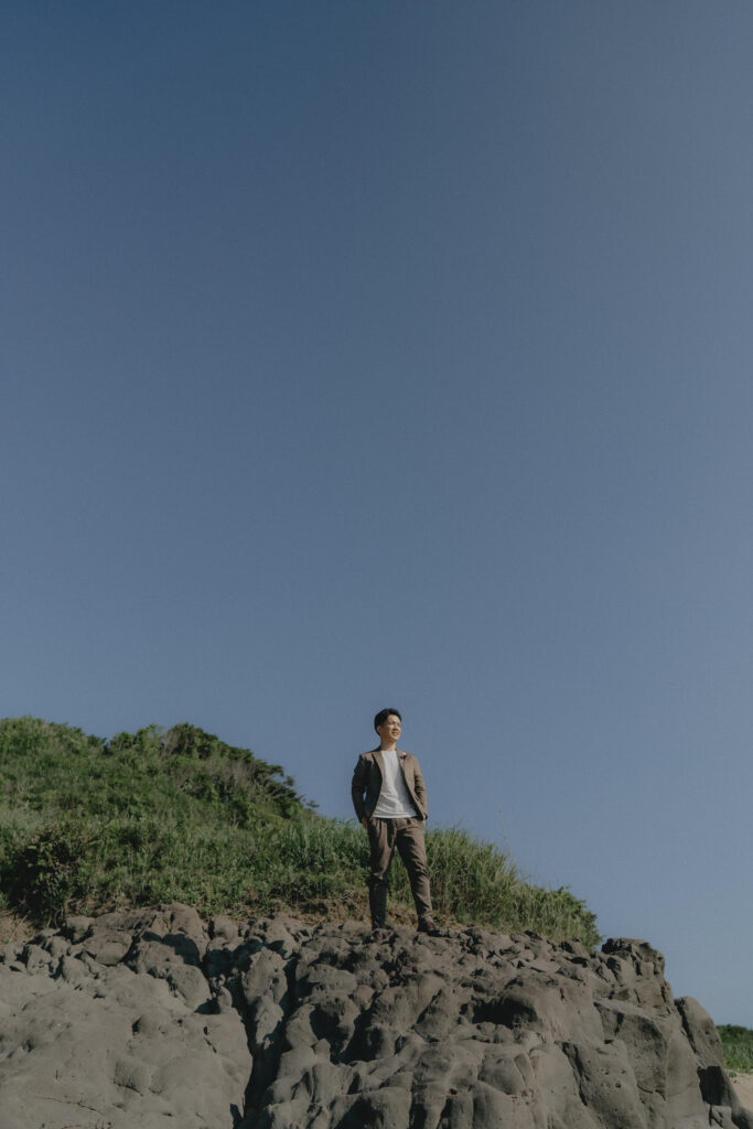 立岩の前撮り事例