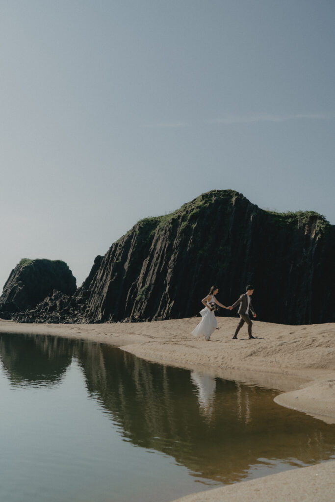立岩の前撮り事例