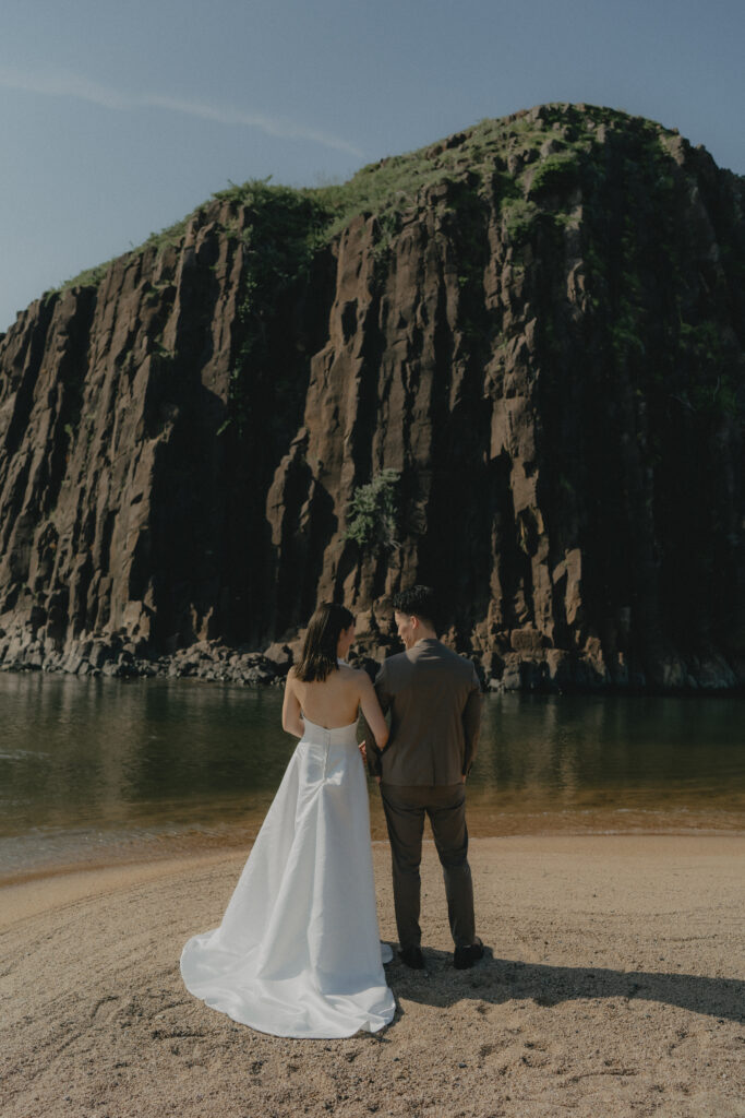 立岩の前撮り事例