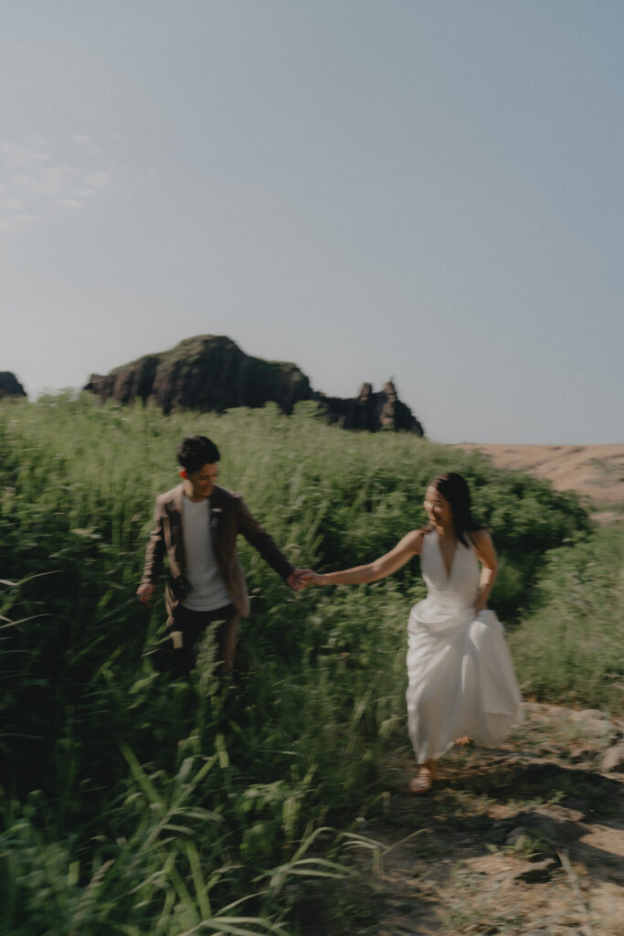 立岩の前撮り事例