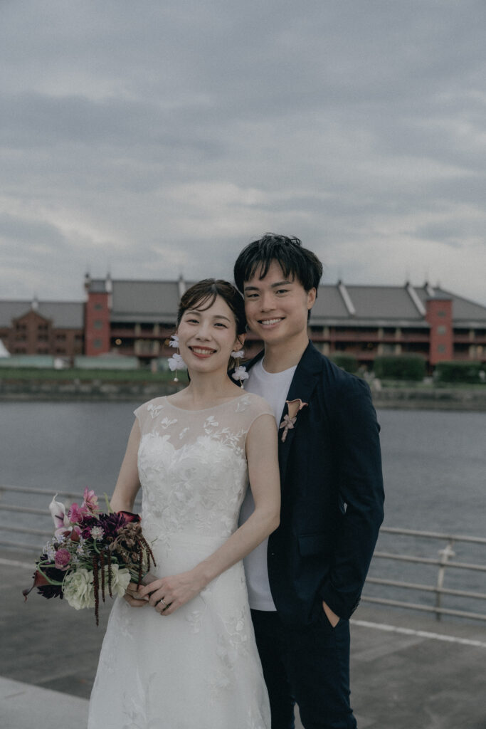 横浜（みなとみらい/山下公園/赤レンガ倉庫）の前撮り事例