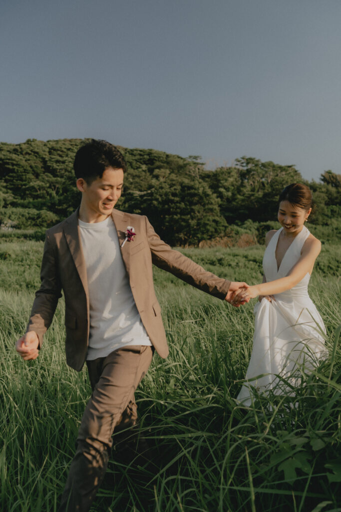 立岩の前撮り事例