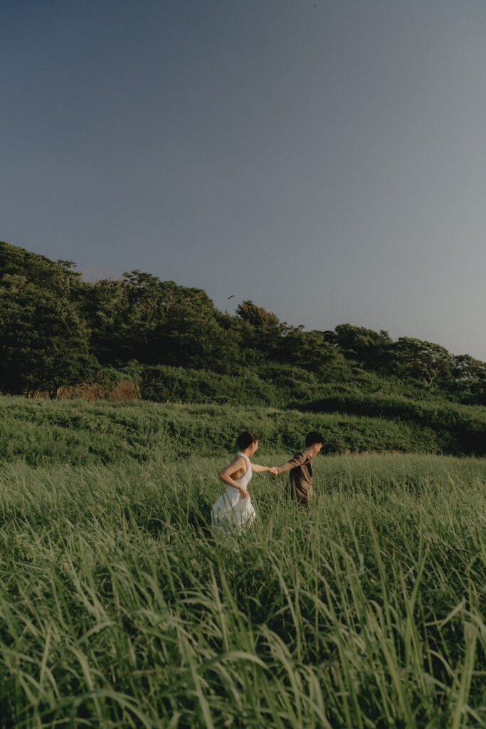 立岩の前撮り事例