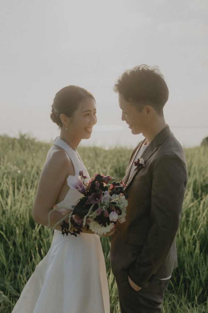 立岩の前撮り事例