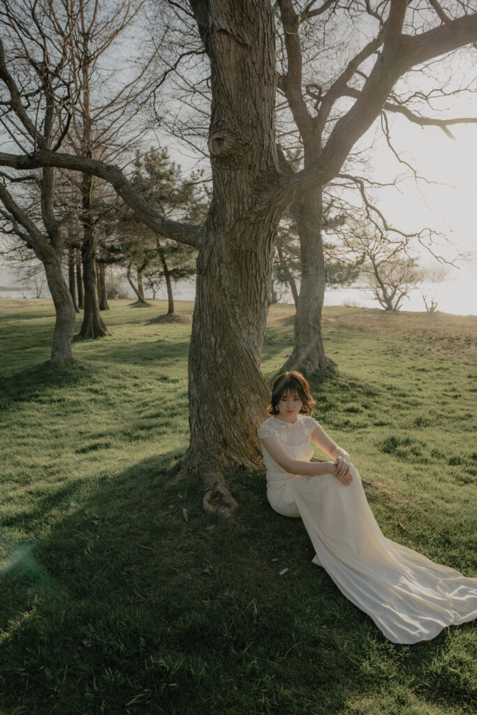 琵琶湖（湖岸緑地公園）の前撮り事例