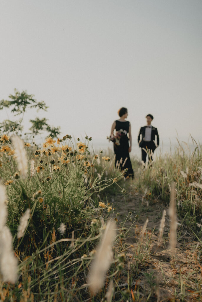 琵琶湖（湖岸緑地公園）の前撮り事例