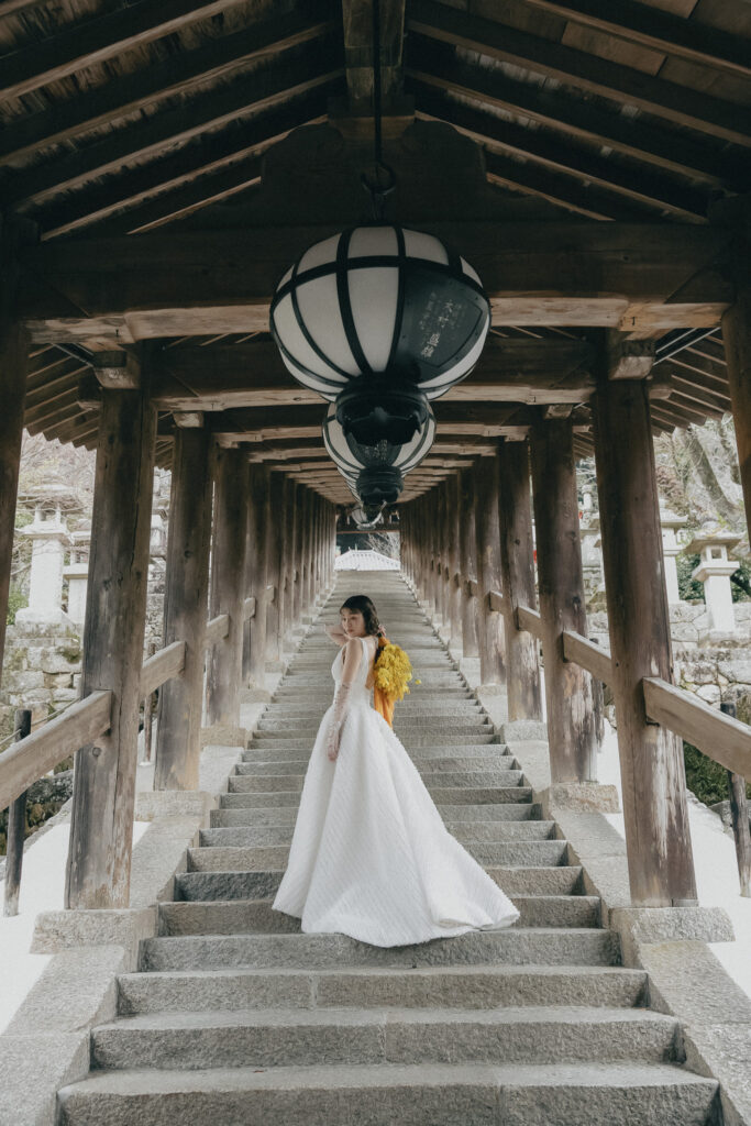 長谷寺の前撮り事例