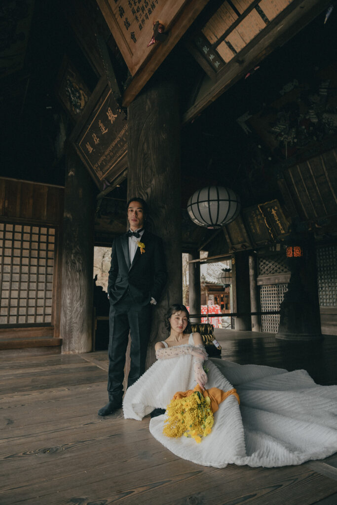 長谷寺の前撮り事例