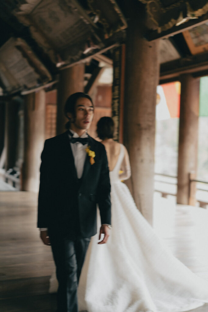 長谷寺の前撮り事例