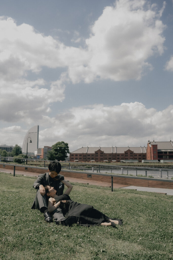 横浜（みなとみらい/山下公園/赤レンガ倉庫）の前撮り事例