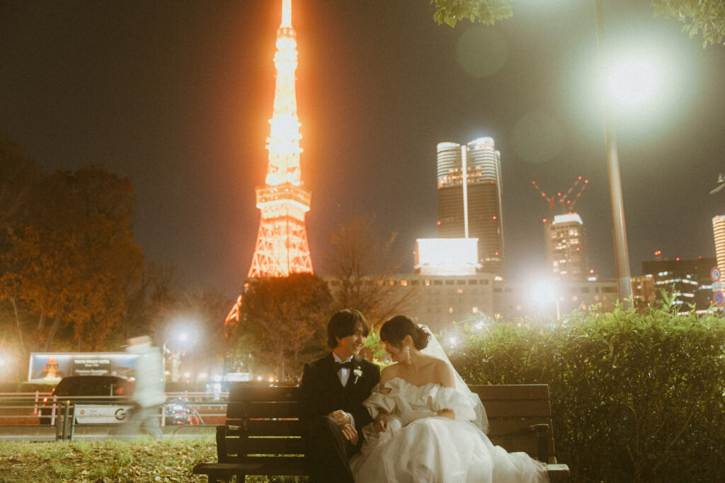 東京タワー（BAOI / ナイト)の前撮り事例