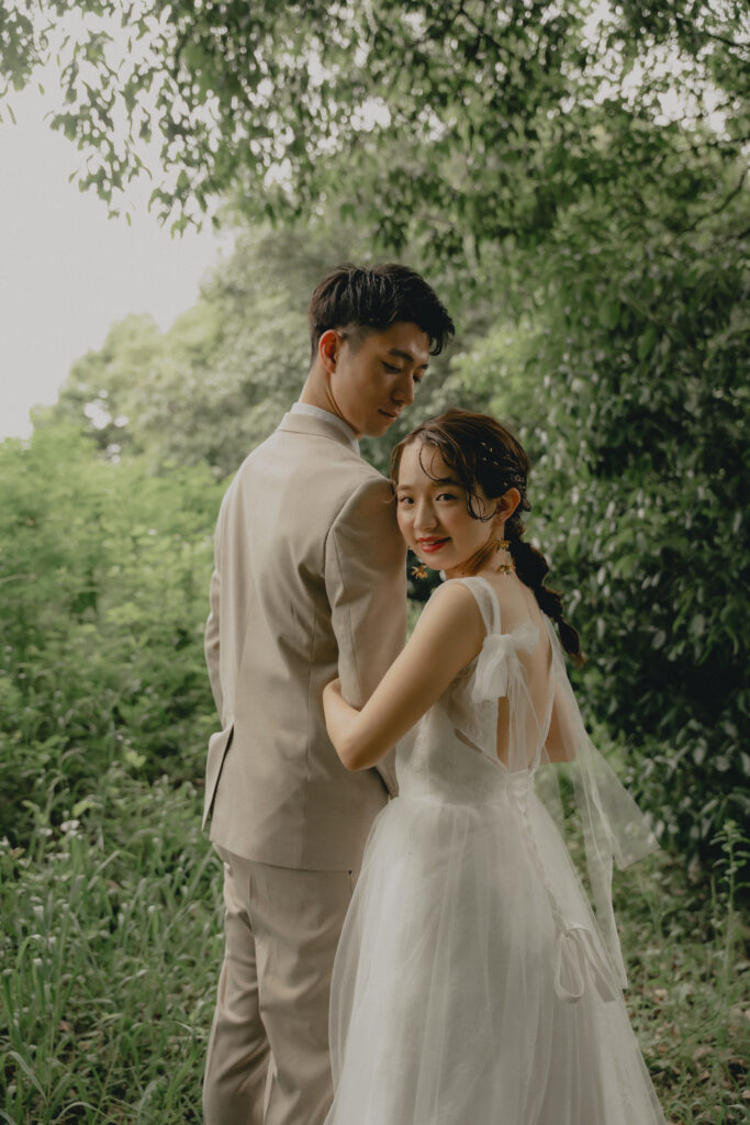 鶴見緑地の前撮り事例