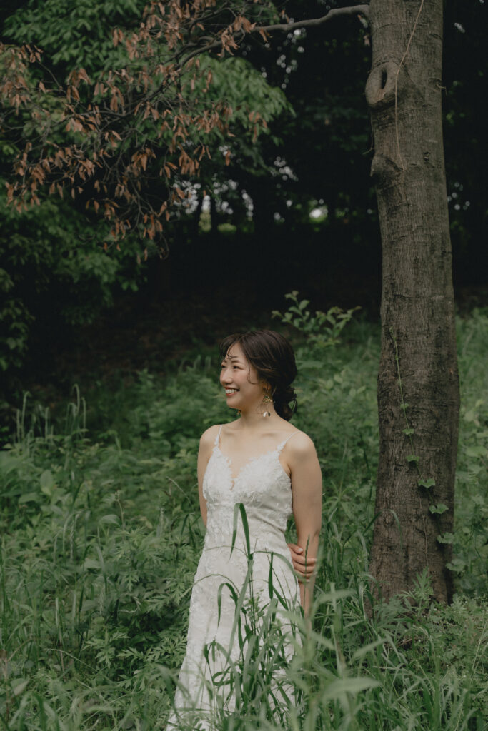 鶴見緑地の前撮り事例