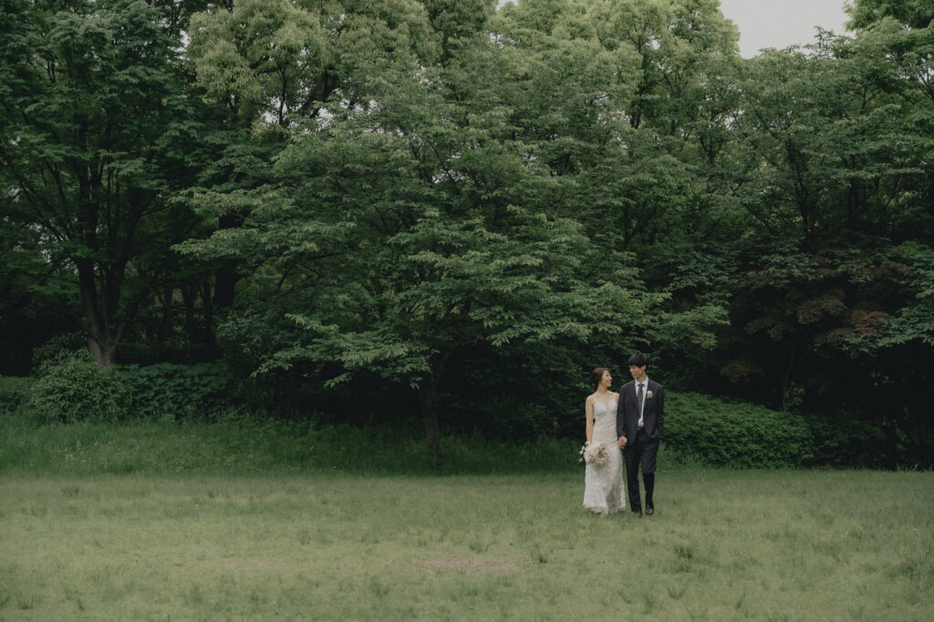 鶴見緑地の前撮り事例