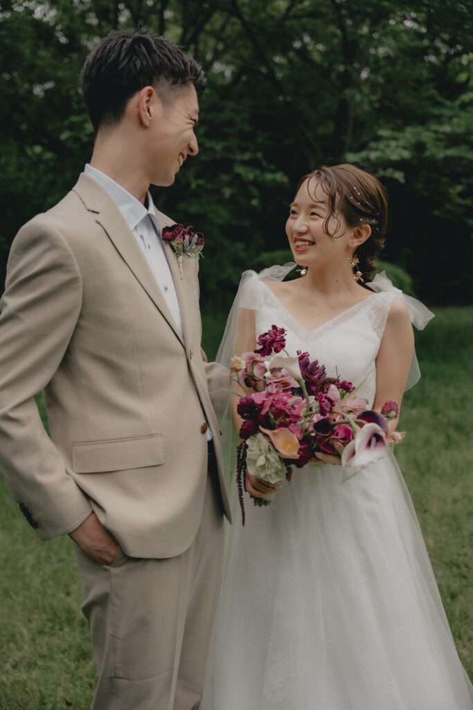 鶴見緑地の前撮り事例