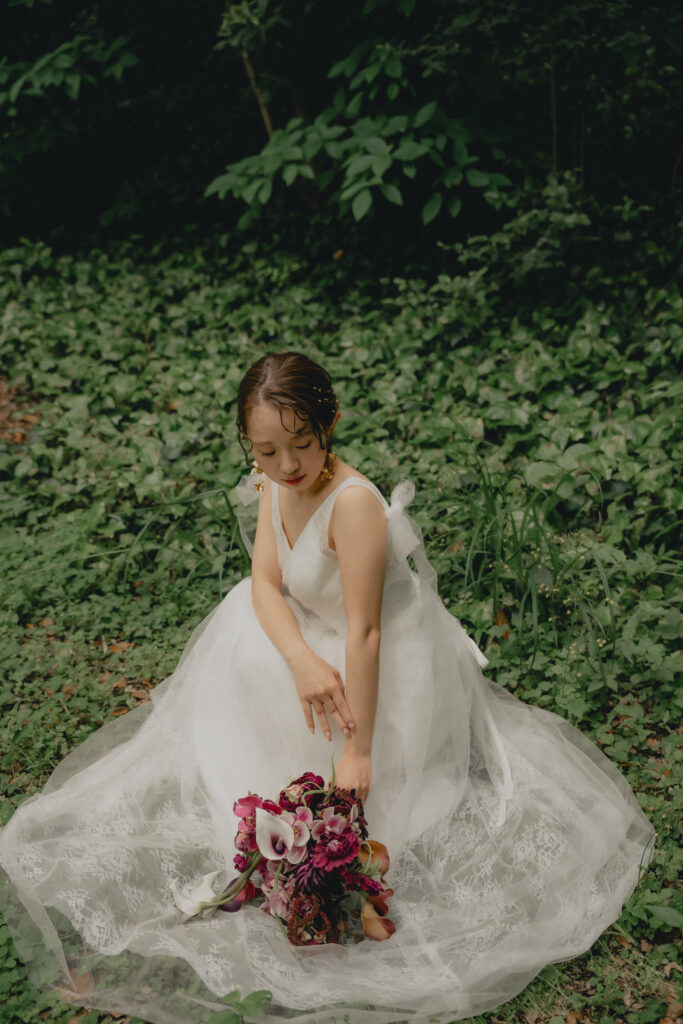 鶴見緑地の前撮り事例