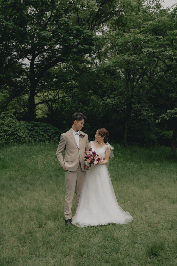 鶴見緑地の前撮り事例