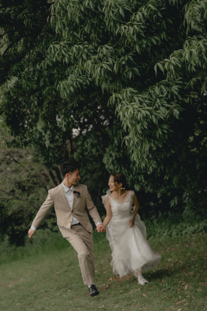 鶴見緑地の前撮り事例