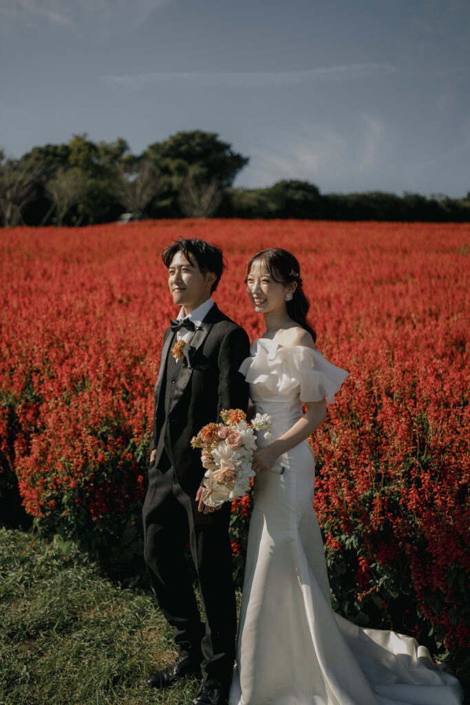 淡路島/あわじ花さじきの前撮り事例