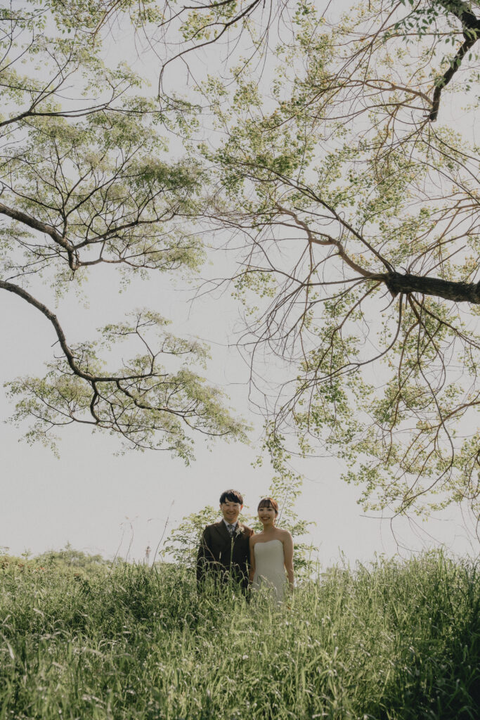 鶴見緑地の前撮り事例