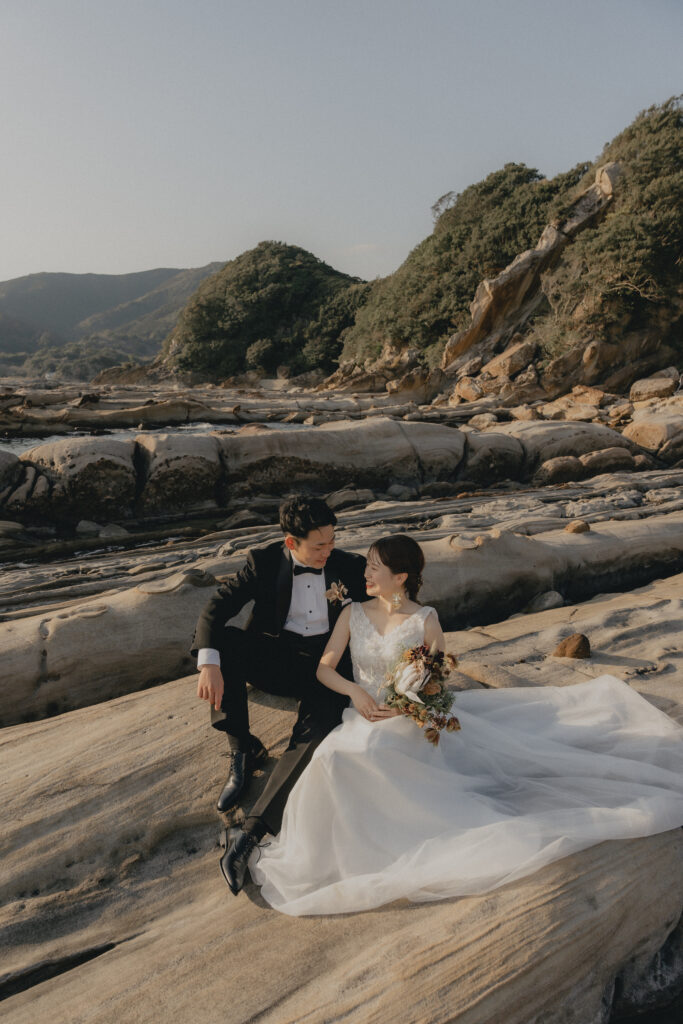 竜串海岸の前撮り事例