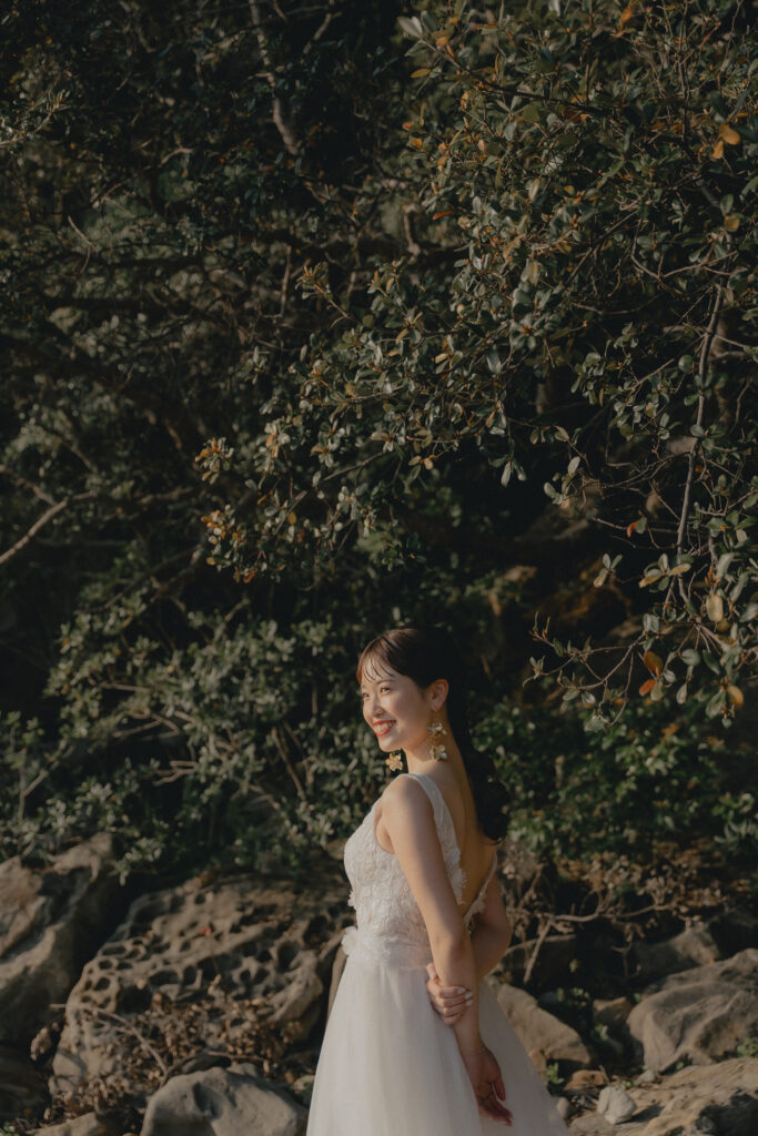 竜串海岸の前撮り事例