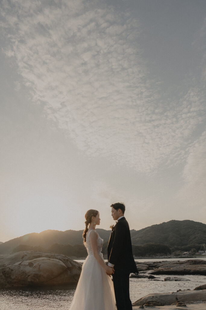 竜串海岸の前撮り事例