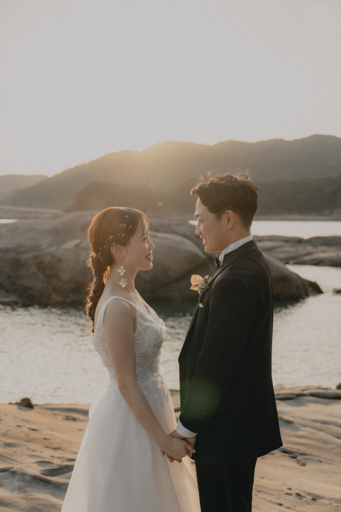 竜串海岸の前撮り事例