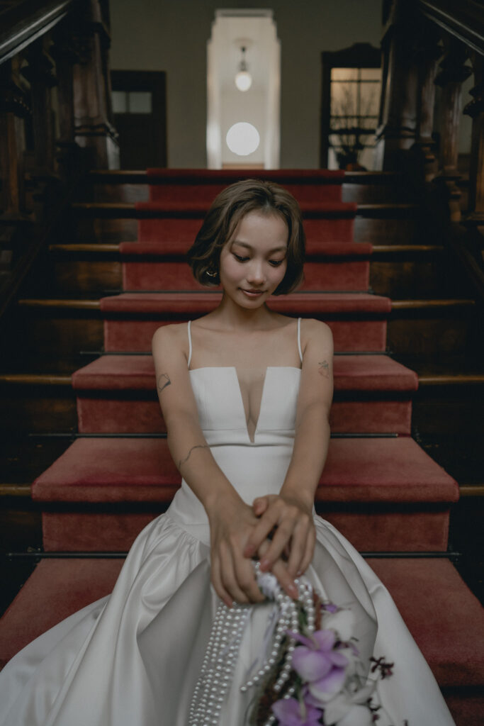 旧福岡県公会堂貴賓館の前撮り事例