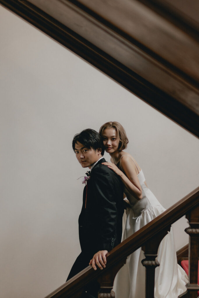 旧福岡県公会堂貴賓館の前撮り事例