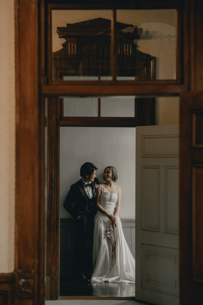 旧福岡県公会堂貴賓館の前撮り事例