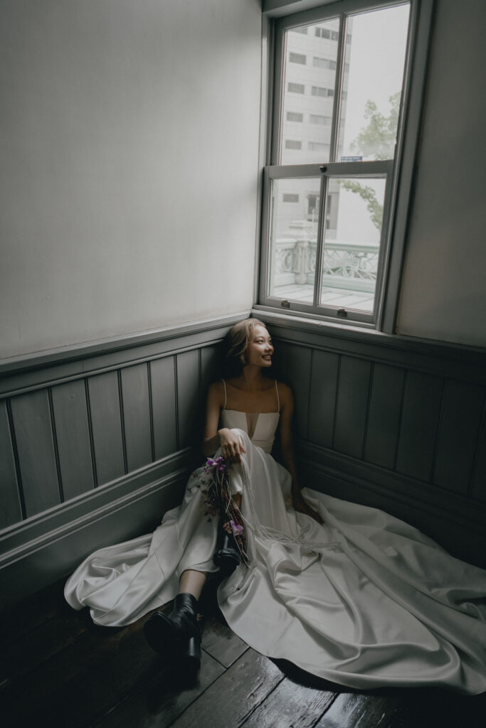 旧福岡県公会堂貴賓館の前撮り事例