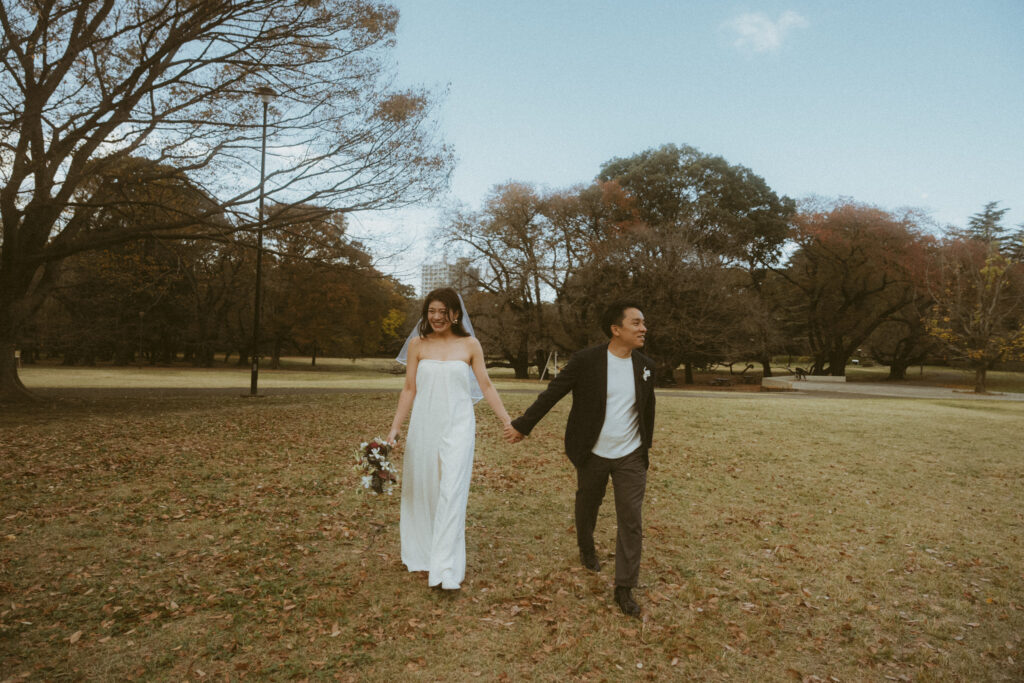 砧公園（BAOI）の前撮り事例