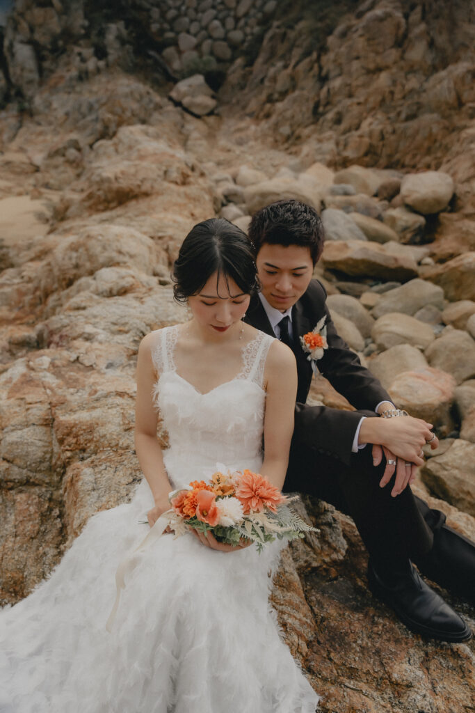 水晶浜・気比の松原の前撮り事例