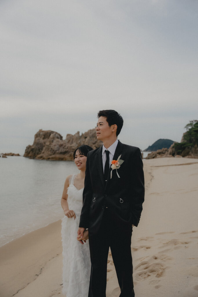 水晶浜・気比の松原の前撮り事例