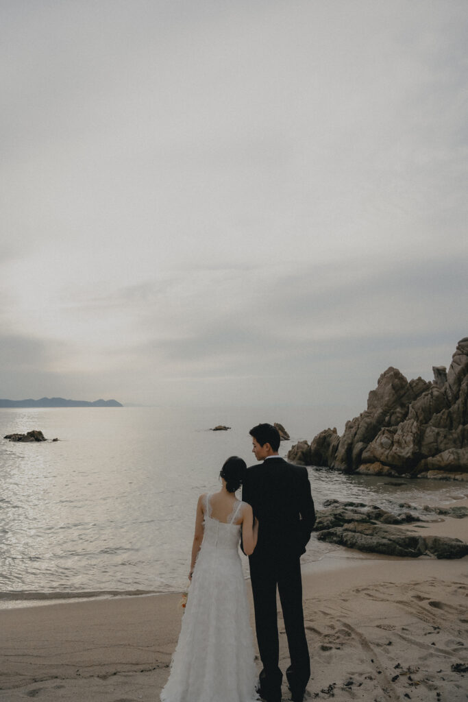 水晶浜・気比の松原の前撮り事例