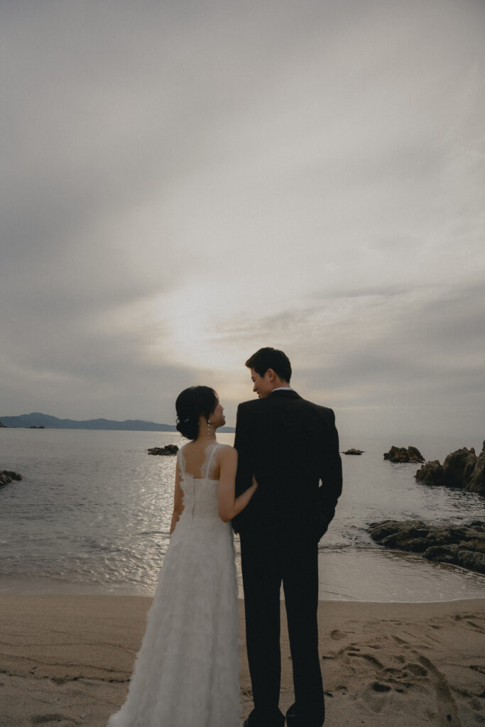 水晶浜・気比の松原の前撮り事例