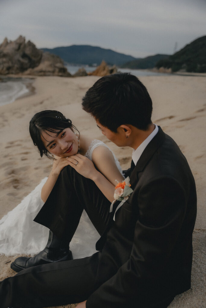 水晶浜・気比の松原の前撮り事例