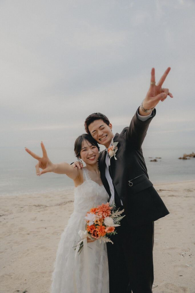 水晶浜・気比の松原の前撮り事例