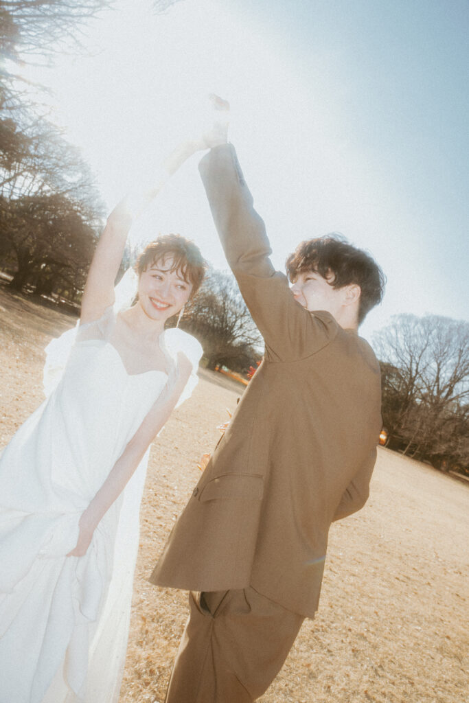 砧公園（BAOI）の前撮り事例